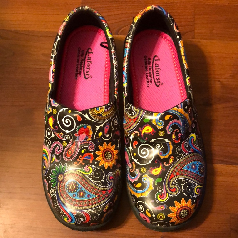 Laforst leather slip resistant shoes